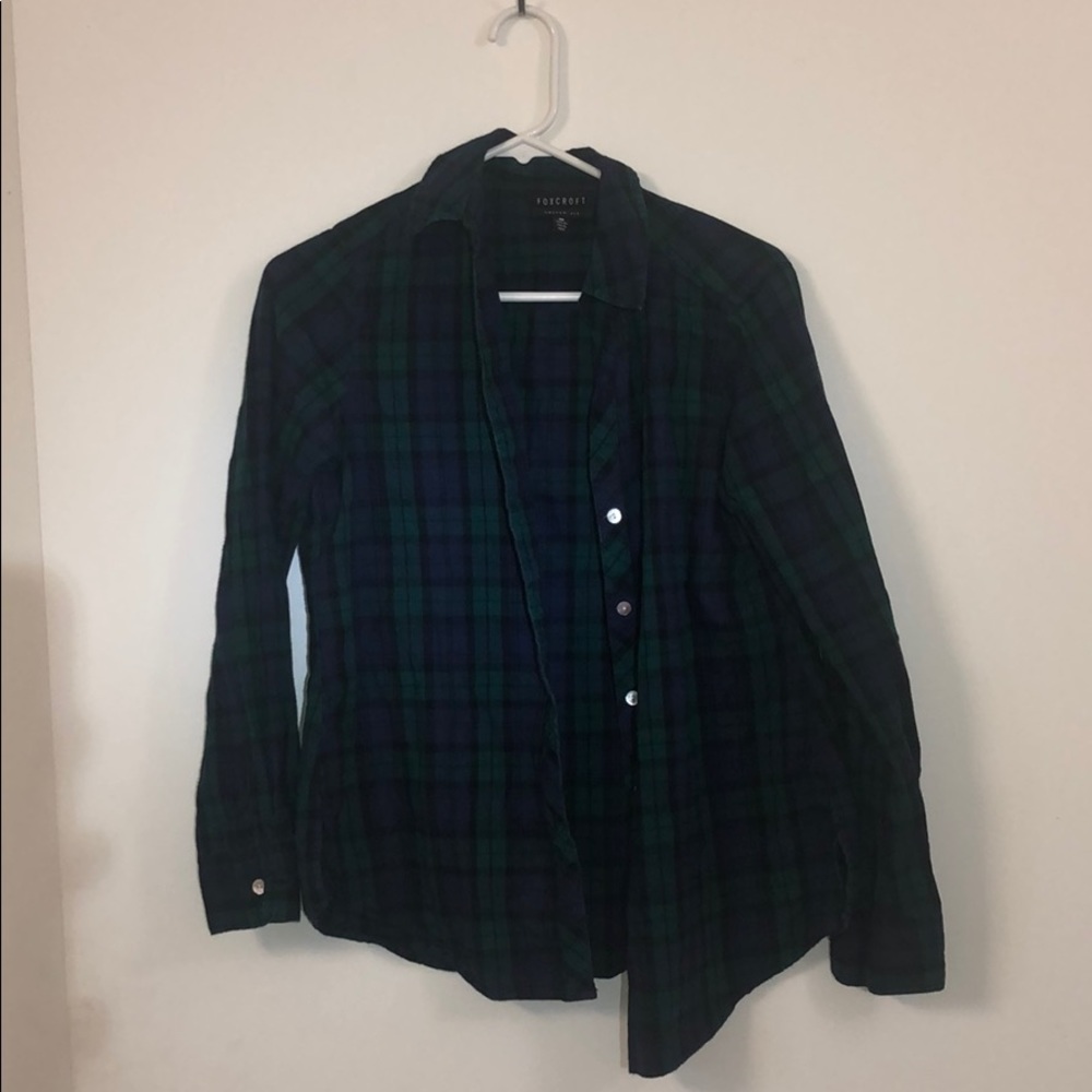 Foxcroft Plaid Flannel Shirt